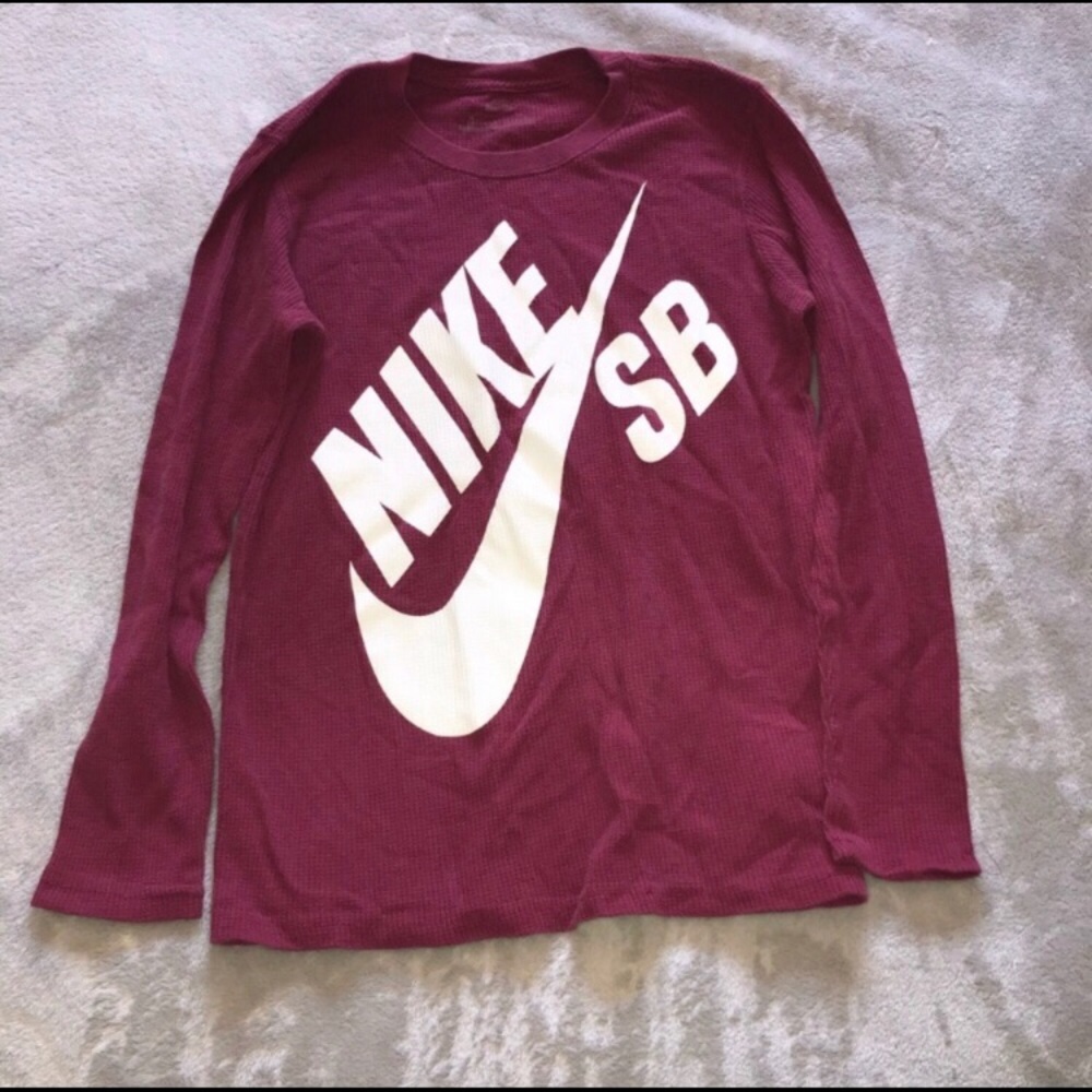 Red Nike SB Thermal Long sleeve